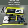 2 Tonne Hydraulic Trolley Jack For Cars And Other Vehicles SS5191 Lifting Range 135x335mm TUV GS Approved (FREE POSTAGE) Image 5