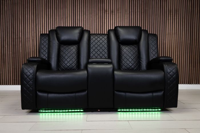 2 Seater Ashbyrne Electric Leather Recliner Sofa