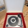 Red Fidelity Hf29 Vintage Record Player Image 4