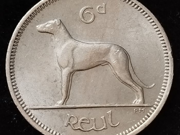 Ireland - 1959 - 6 Pence - Wolfhound - KM.13a - [2080]