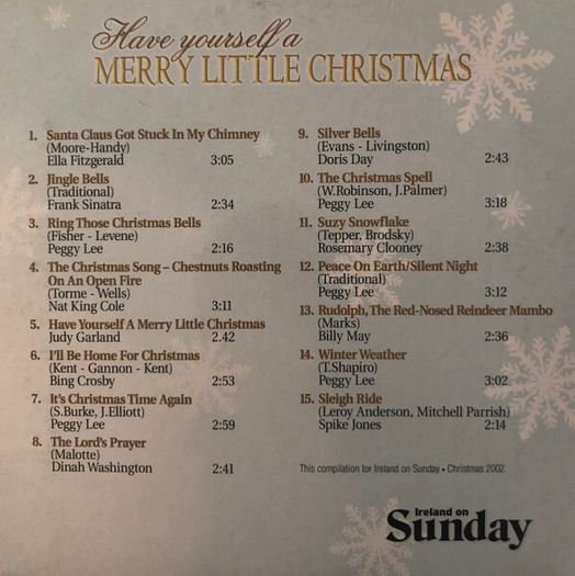 Have Yourself A Merry Little Christmas Cd Sinatra Crosby Doris Day