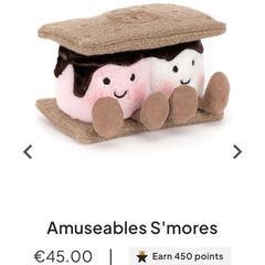 New JELLYCAT Amuseables S'mores