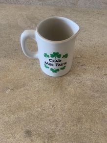Vintage Irish welcome jug by Liffey Artefacts