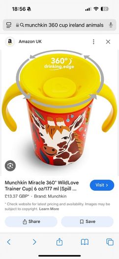 Munchkin Miracle 360 WildLove Trainer Cup 177 ml new