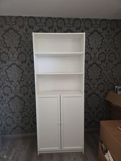 White ikea cabinet