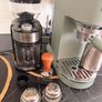 Sage Green De Longhi Espresso Maker + Caso Grinder Bundle Image 2