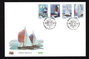2001 Ireland Sailing (Ruffian, Howth, Sports boat &amp; The Glen) Self-adhesive Commemorative Stamp An Post First Day Cover (FDC)