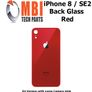 iPhone 8 SE2 Replacement Back Glass Door Cover with Adhesive Red Image 3