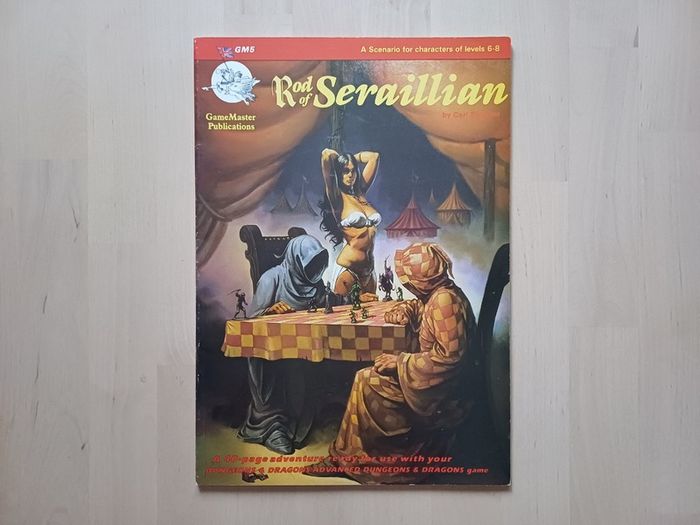 Dungeons & Dragons D&D The Rod of Serraillian - Vintage Fantasy RPG Scenario Module 1987