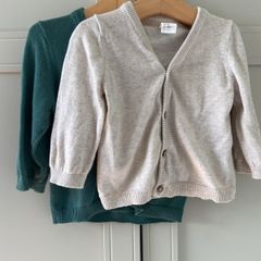 2 pack cotton cardigans 4-6 months