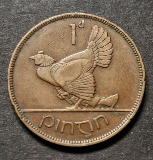Ireland 1d 1928 Penny Coin