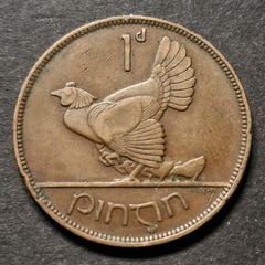 Ireland 1d 1928 Penny Coin