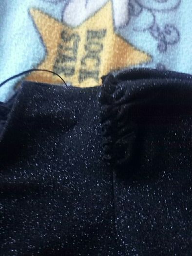 Bnwt Black Lurex Flare Top