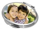 Personalised custom printed Oval shaped Mirror