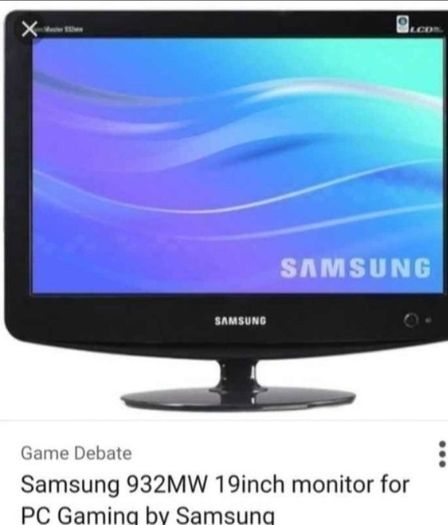 Samsung 19" Wide LCD TV/ Monitor