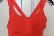 Bright orange Padded Sports Bra, size M
