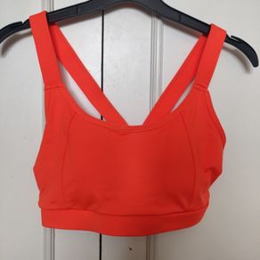 Bright orange Padded Sports Bra, size M
