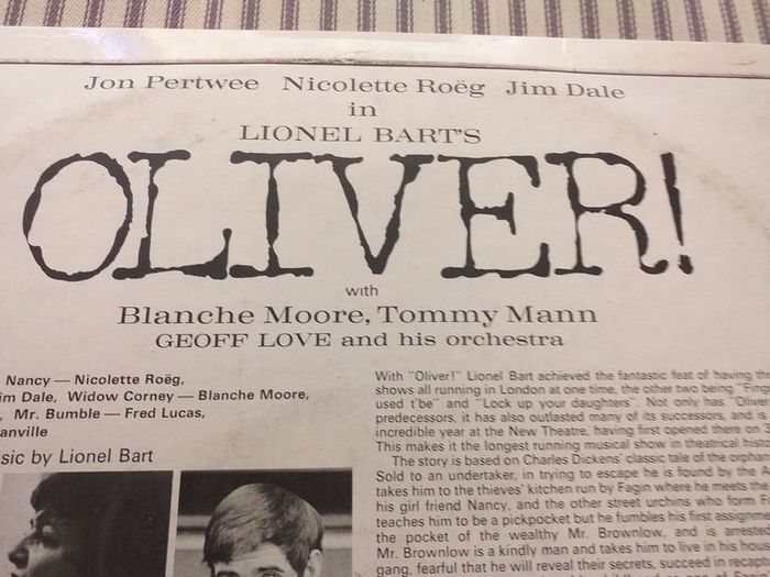 Oliver. The Musical.