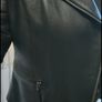 Karl Lagerfeld's Ikonik Odina Women's Biker Leather Jacket Image 7
