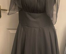 Grey Dress and Scarf