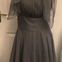 Grey Dress and Scarf