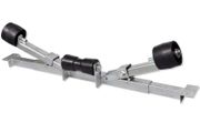 Boat Trailer Bottom Support Bracket with Keel Rollers