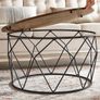 New Round Industrial Design Coffee Table - FREE P&P Image 6