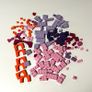 Collection of Colourful Lego Pieces in Pink, Purple, Coral etc. Image 2