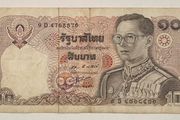 Thailand 10 Baht Banknote