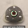 E-bike motor 70 mm clutch and 36T (3.8 cm) nylon gears Image 10