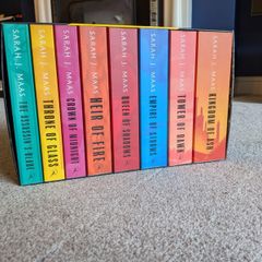 Sarah J Mass Throne of Glass 7 book series