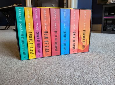 Sarah J Mass Throne of Glass 7 book series