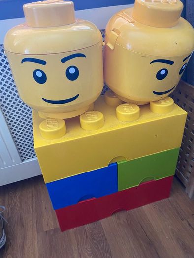 Lego Head and Brick Storage