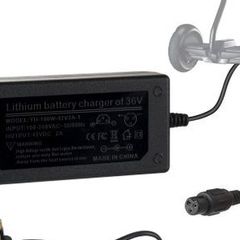 42V 2A Electric Scooter Charger UK 3 Pin Power Adapter