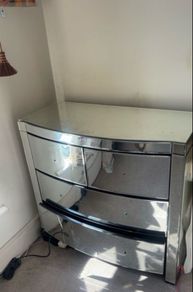 mirrored dresser