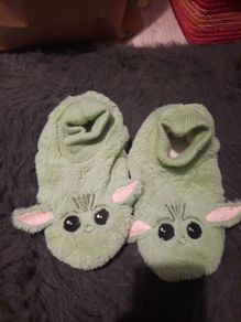 baby yoda soft slippers