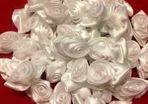 White Satin Roses