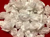 White Satin Roses