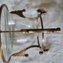 Art Nouveau style bowl in a brass stand Image 3