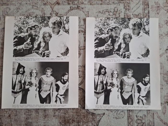 1980 Flash Gordon Pressbook and photos