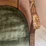 Antique Cane Back Tub Armchair / Occasional Chair Image 2
