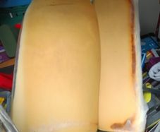 2 lengths of of cushion/seating foam