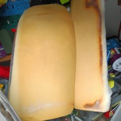 2 lengths of of cushion/seating foam
