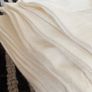 New set of six 100% linen 50cm x 50cm Hemstitch napkins in storage bag Image 8