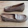 Vionic Marcy Orthopedic Leather Penny Loafers Taupe Size 6 Image 3