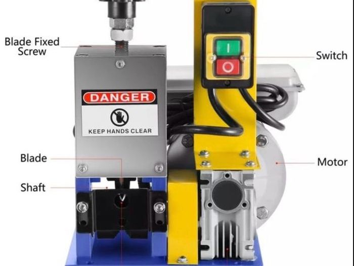 Electric Wire Stripping Machine Cable Stripper 1.5-25mm Copper 220v New
