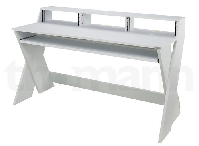 Glorious Sound Desk Pro - Professional Studio Workstation (White)