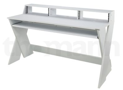 Glorious Sound Desk Pro - Professional Studio Workstation (White)