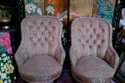 Antique pair of armchairs