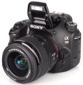 Sony Alpha SLT-A58 20.4MP Digital SLR Camera, Comes with the Battery and its Charger
